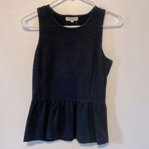 ✨ Last Chance Black Madewell Peplum Top Size XS